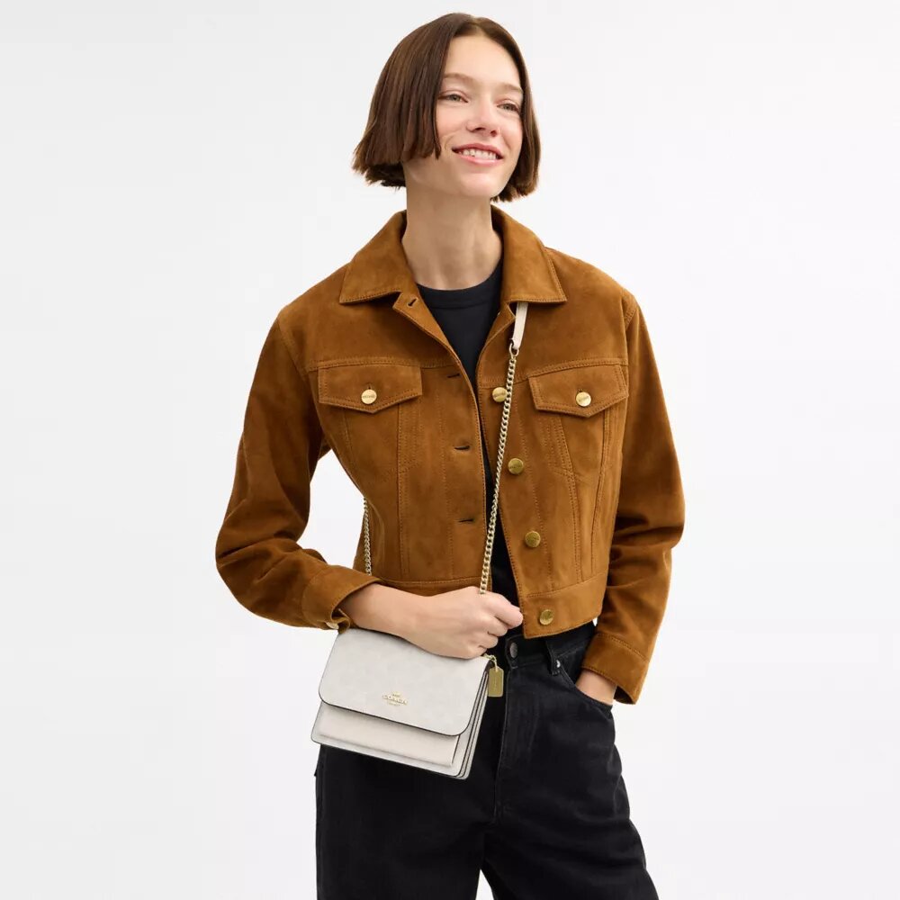 Mini Klare-crossbodytas van Signature Canvas