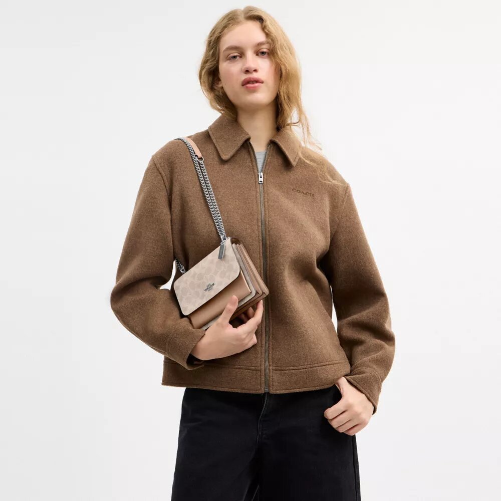 Mini Klare-crossbodytas van Signature Canvas