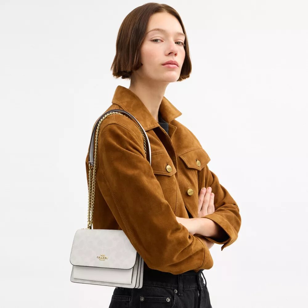 Mini Klare-crossbodytas van Signature Canvas