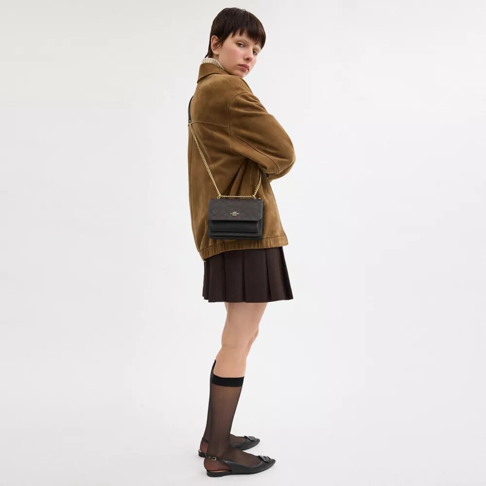 Mini Klare-crossbodytas van Signature Canvas