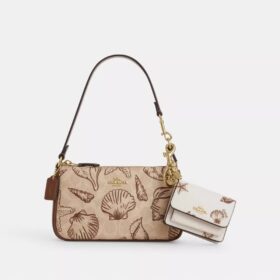 Mini Klare tashanger met schelpenprint