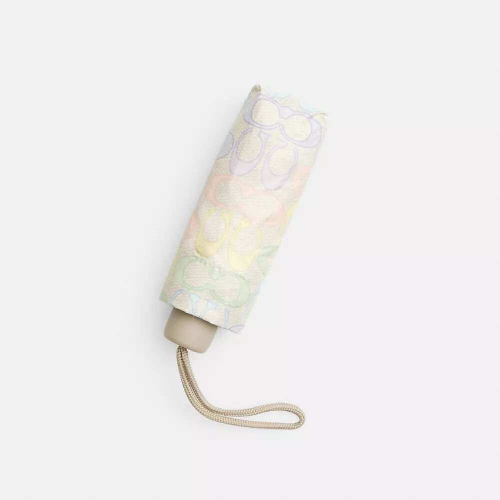 Mini-paraplu met UV-bescherming in de kenmerkende Rainbow-print