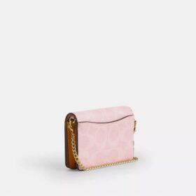 Mini-portemonnee aan een ketting van Signature Canvas met bedels