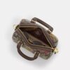 Mini Rowan-crossbodytas in kenmerkend jacquard met bloemenborduursel