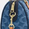 Mini Rowan crossbodytas in kenmerkende denim