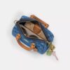 Mini Rowan crossbodytas in kenmerkende denim