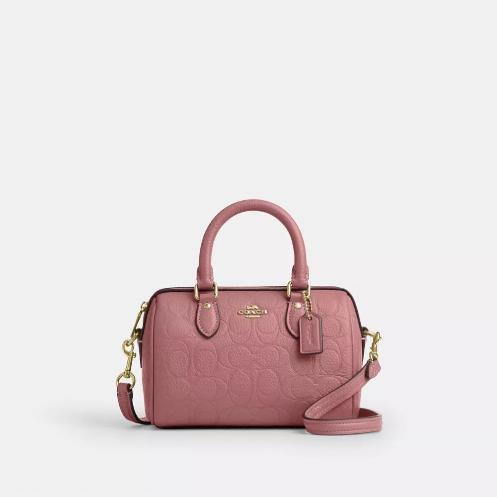 Mini Rowan-crossbodytas van kenmerkend leer