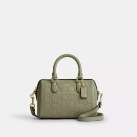 Mini Rowan-crossbodytas van kenmerkend leer