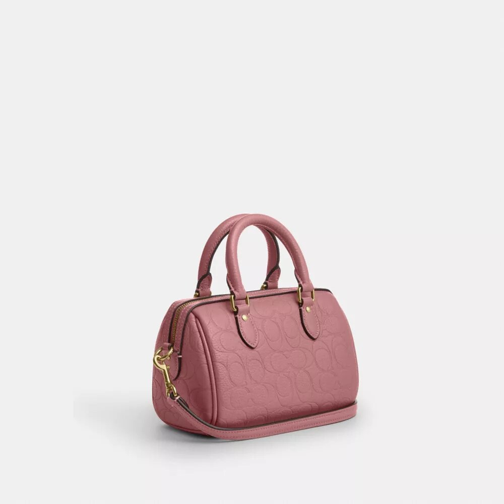 Mini Rowan-crossbodytas van kenmerkend leer