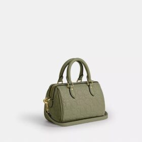 Mini Rowan-crossbodytas van kenmerkend leer