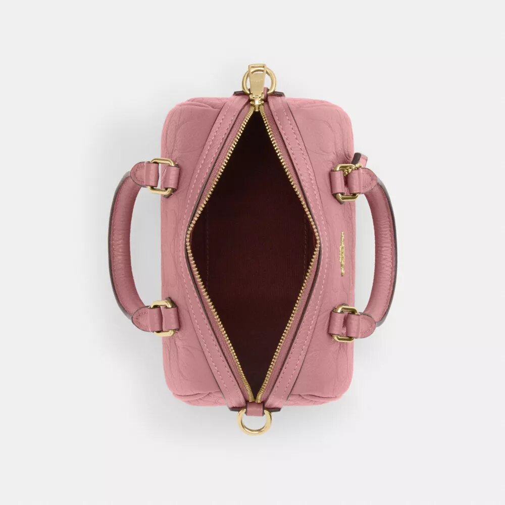 Mini Rowan-crossbodytas van kenmerkend leer