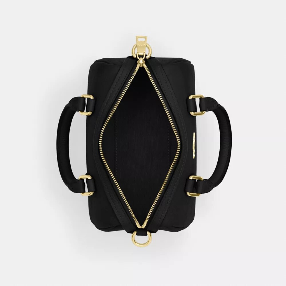 Mini Rowan-crossbodytas van kenmerkend leer