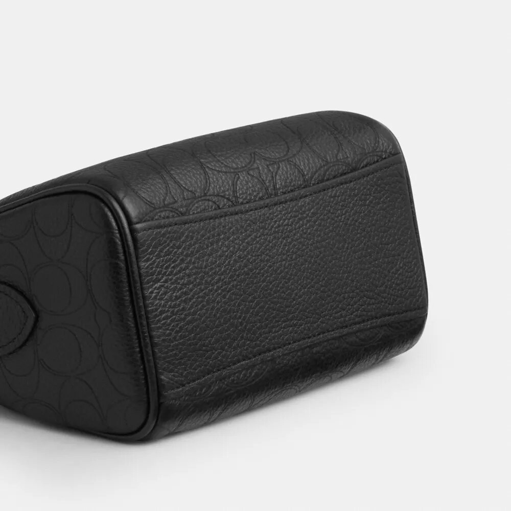 Mini Rowan-crossbodytas van kenmerkend leer