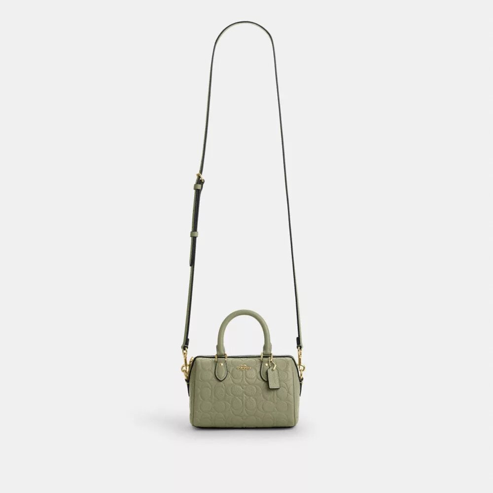 Mini Rowan-crossbodytas van kenmerkend leer