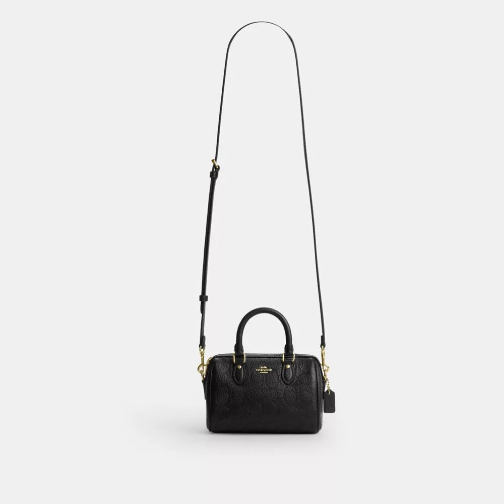 Mini Rowan-crossbodytas van kenmerkend leer