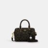 Mini Rowan-crossbodytas van ‘Loved’ Signature Canvas met bedels