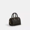 Mini Rowan-crossbodytas van ‘Loved’ Signature Canvas met bedels