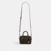 Mini Rowan-crossbodytas van ‘Loved’ Signature Canvas met bedels