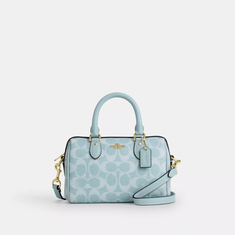 Mini Rowan-crossbodytas van Signature Canvas
