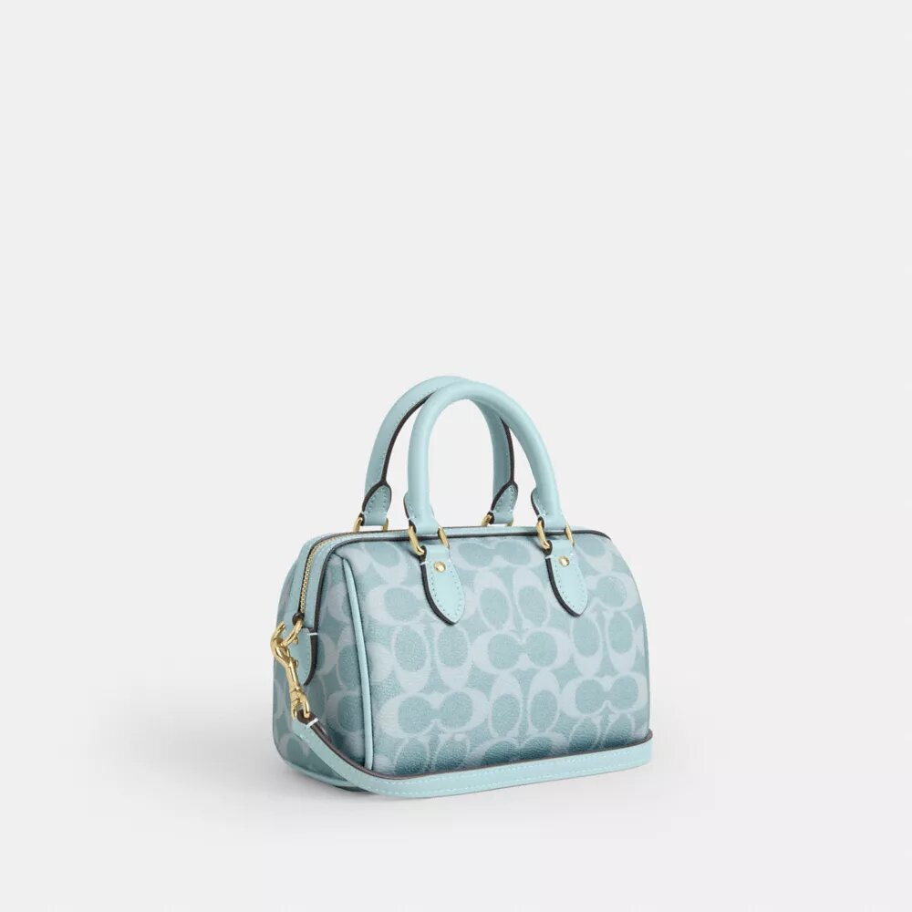 Mini Rowan-crossbodytas van Signature Canvas