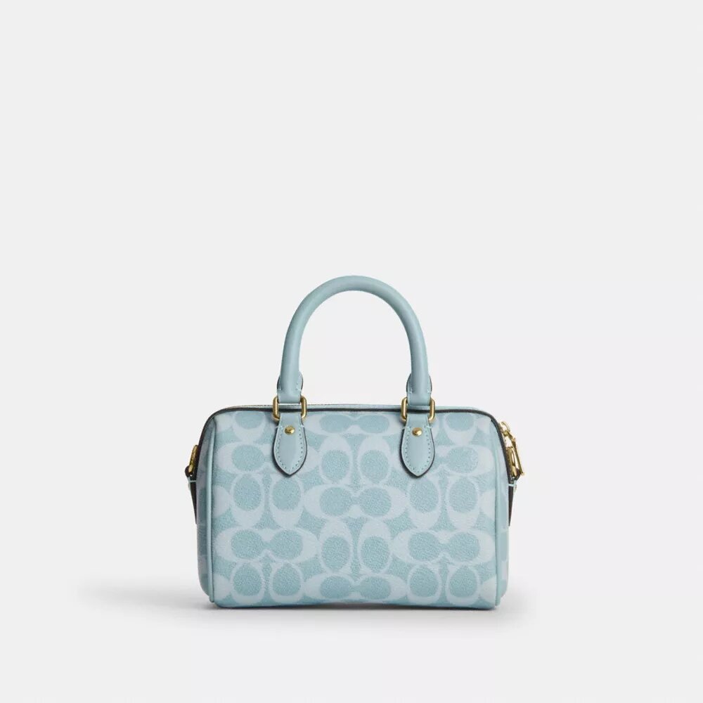Mini Rowan-crossbodytas van Signature Canvas