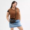 Mini Rowan-crossbodytas van Signature Canvas