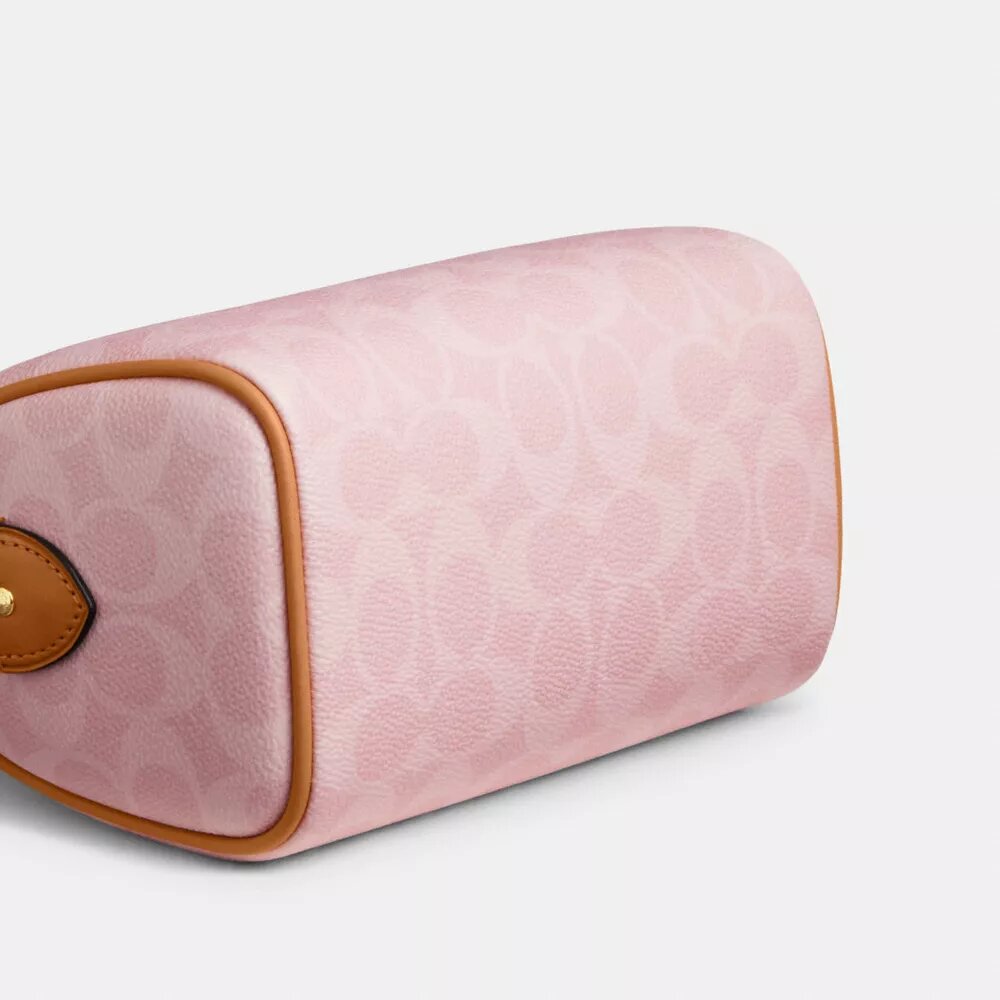 Mini Rowan-crossbodytas van Signature Canvas met bedels