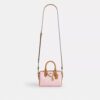 Mini Rowan-crossbodytas van Signature Canvas met bedels