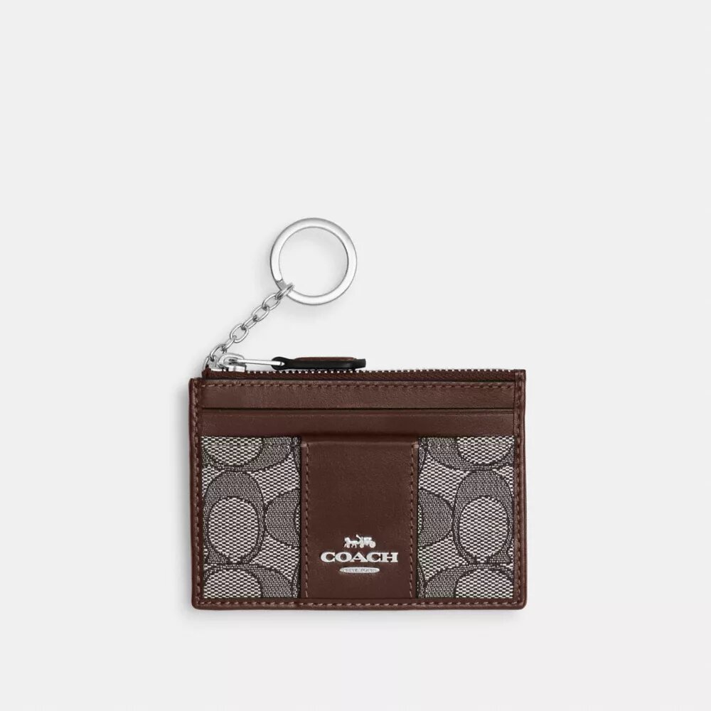 Mini Skinny ID-etui in kenmerkend jacquard