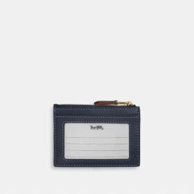 Mini Skinny ID-etui in Signature Denim