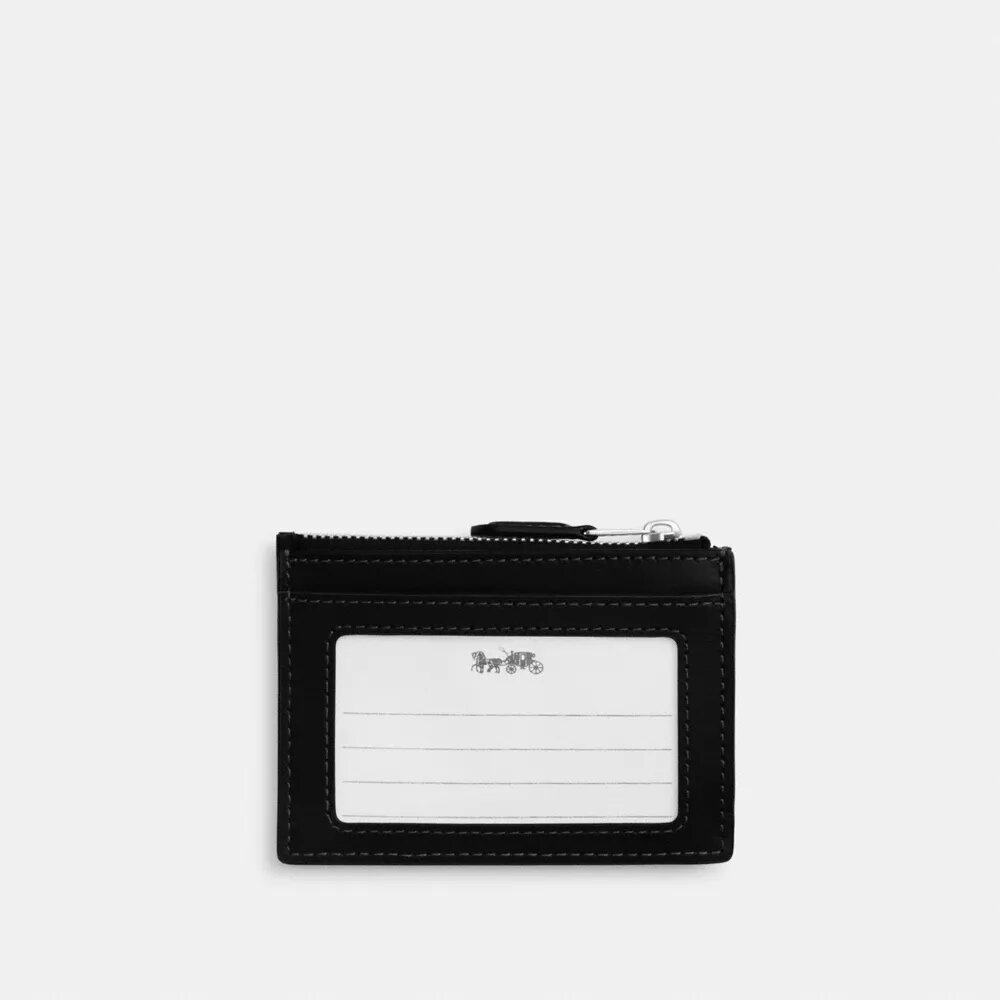 Mini Skinny ID-etui in Signature Denim