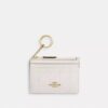 Mini Skinny ID-etui met doorgestikt patroon