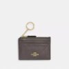 Mini Skinny ID-etui met doorgestikt patroon
