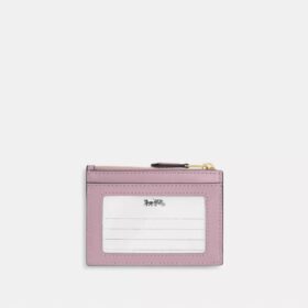 Mini Skinny ID-etui met doorgestikt patroon