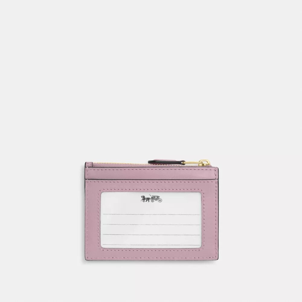 Mini Skinny ID-etui met doorgestikt patroon