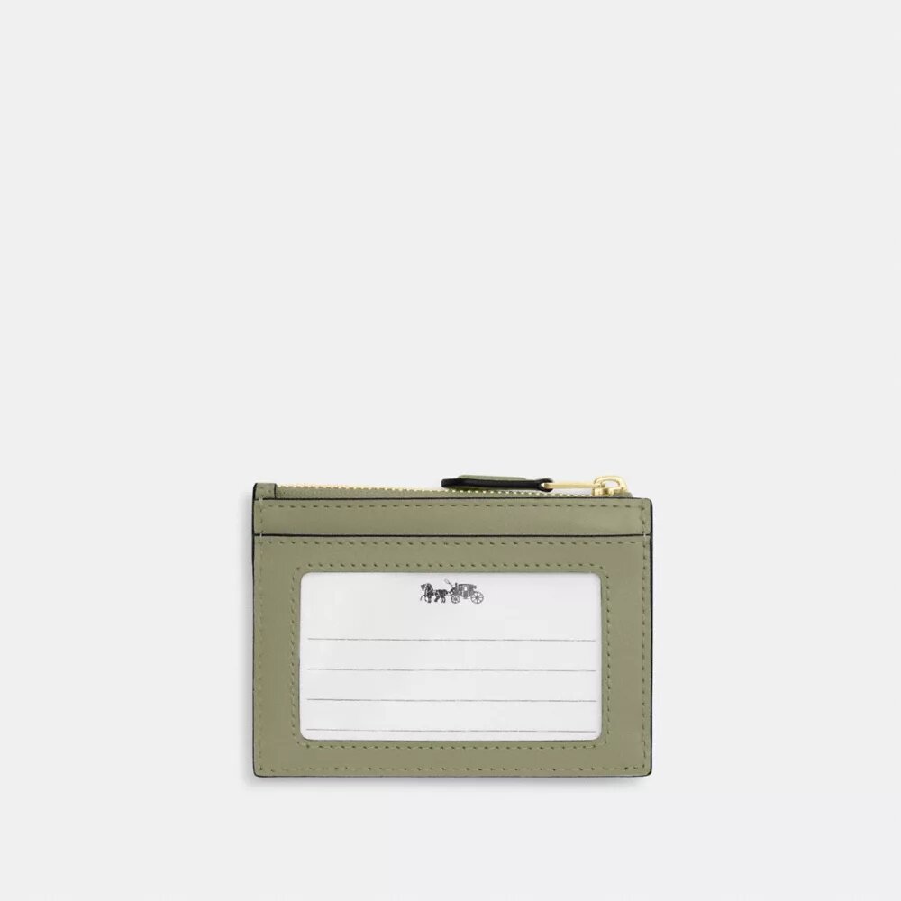 Mini Skinny ID-etui met doorgestikt patroon