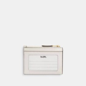 Mini Skinny ID-etui met doorgestikt patroon