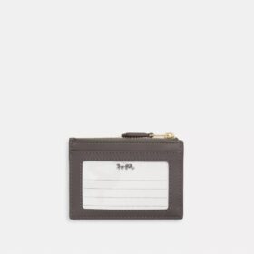 Mini Skinny ID-etui met doorgestikt patroon