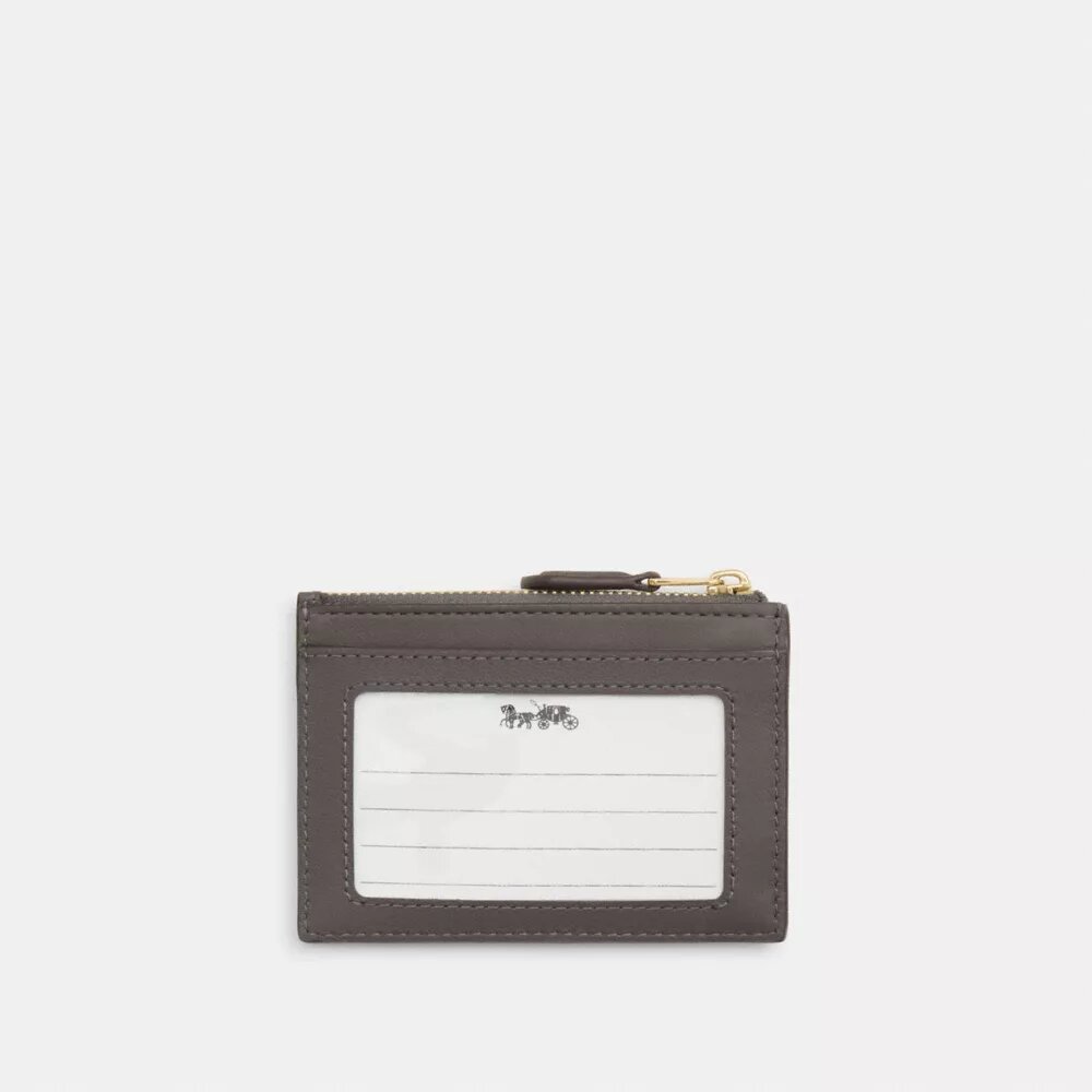 Mini Skinny ID-etui met doorgestikt patroon