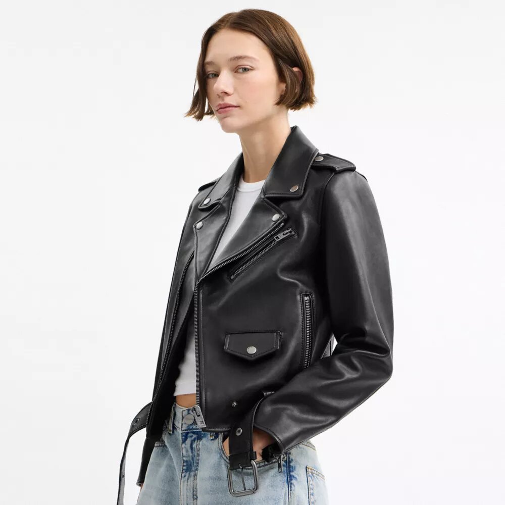 Motorjas met riem
