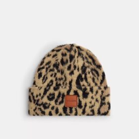 Muts met luipaardprint