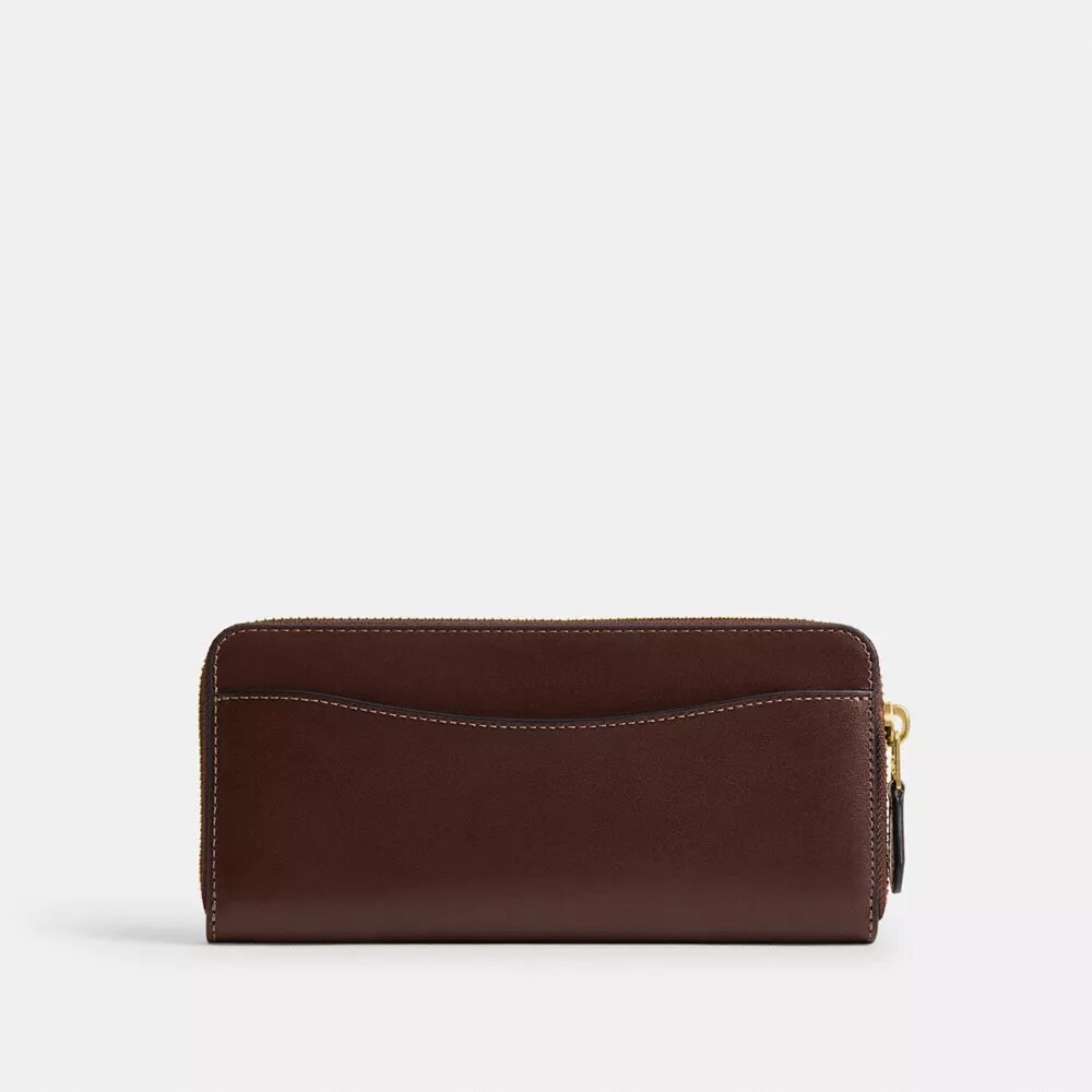 New York slanke accordeonportemonnee met rits