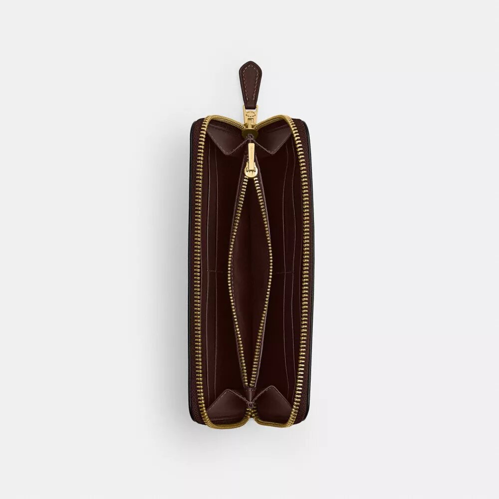 New York slanke accordeonportemonnee met rits