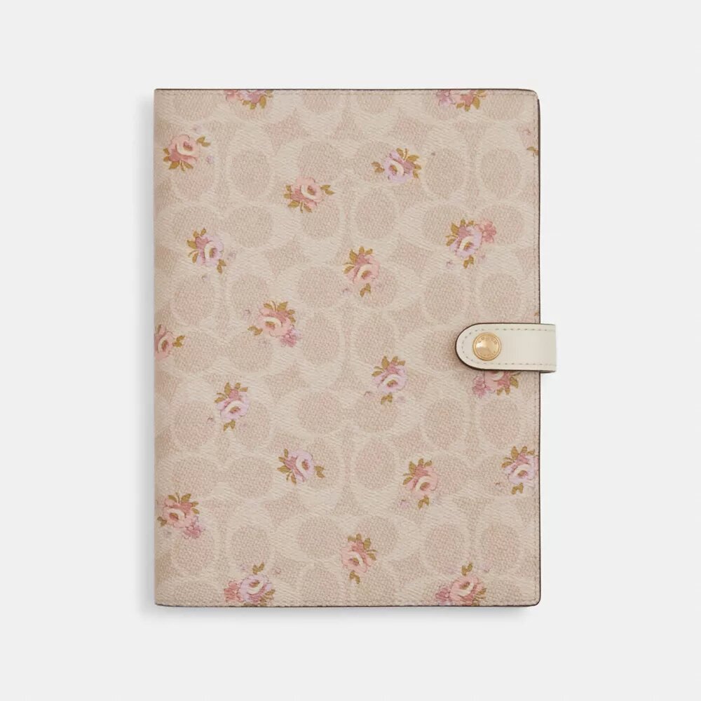Notitieboekje van Signature Canvas met bloemenprint