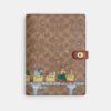 Notitieboekje van Signature Canvas met kersttrein