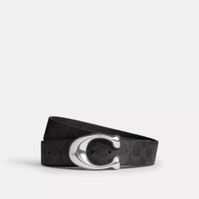 Omkeerbare riem met gebeeldhouwde C-gesp, 38 mm