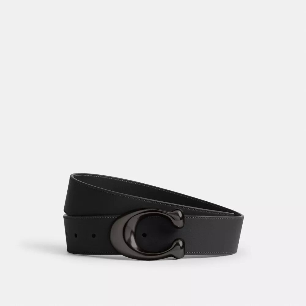 Omkeerbare riem met gebeeldhouwde C-gesp, 38 mm