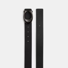 Omkeerbare riem met gebeeldhouwde C-gesp, 38 mm