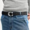 Omkeerbare riem met gebeeldhouwde C-gesp, 38 mm