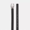 Omkeerbare riem met kenmerkende, sculpturale gesp, 20 mm